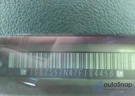 2007 Saturn Aura Xe z USA, uszkodzony, nr VIN 1G8ZS57N47F184456